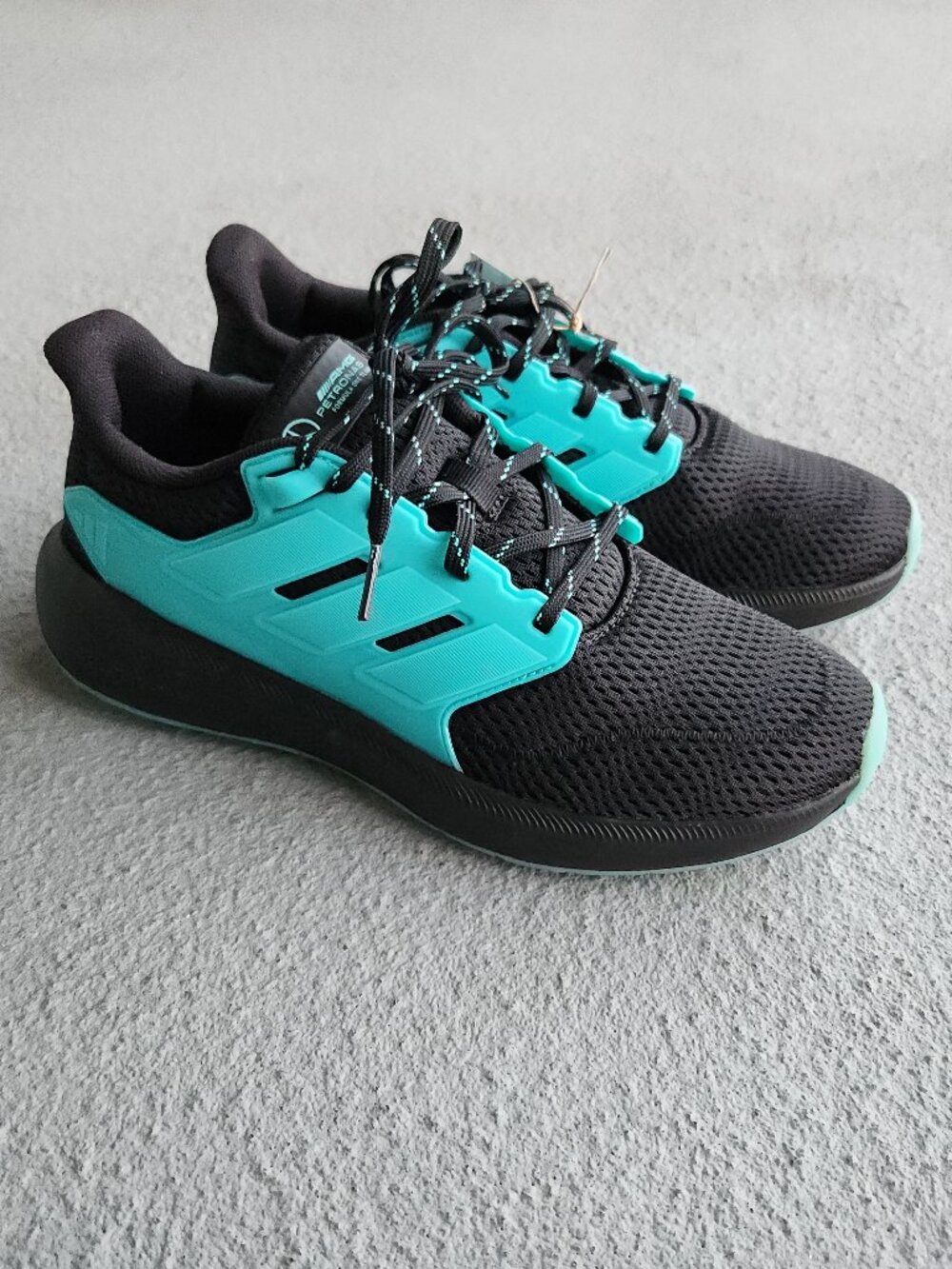 Adidas Ultimashow 2.0 Mercedes AMG Petronas F1 Shoes Black Teal 7.5 US JR1073
